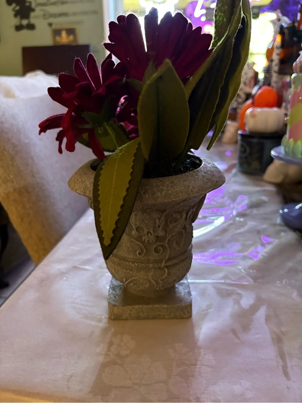 Hyde & EEK! Ghoulish Garden Boo Bells Halloween Artificial Plant RARE
